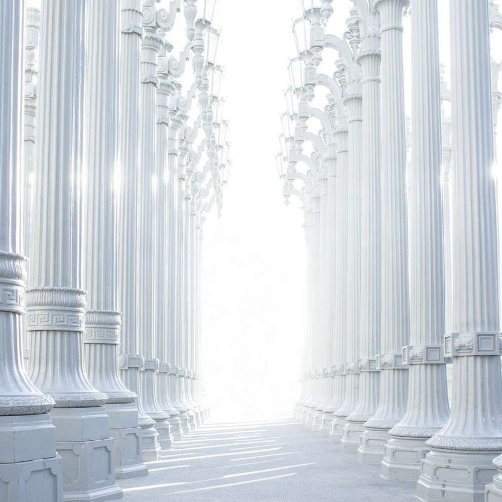 Fotomural de columnas