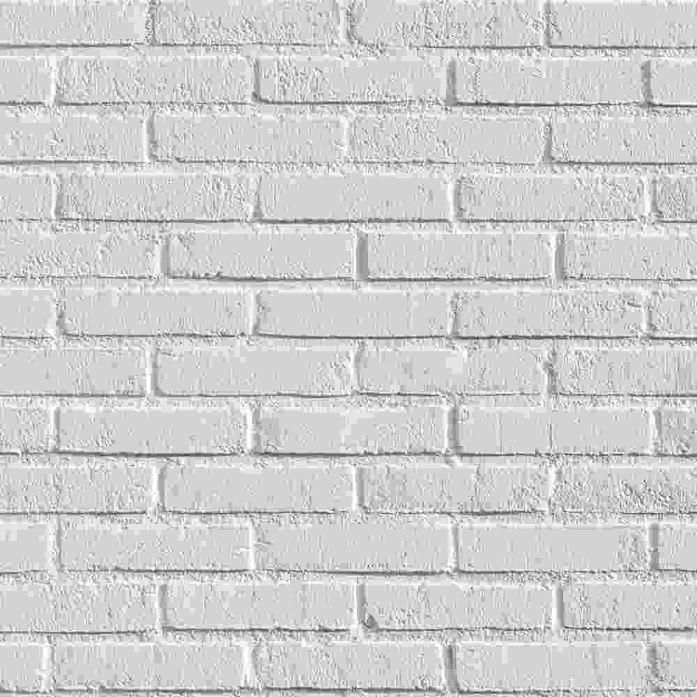 papel de pared imitando a ladrillo blanco